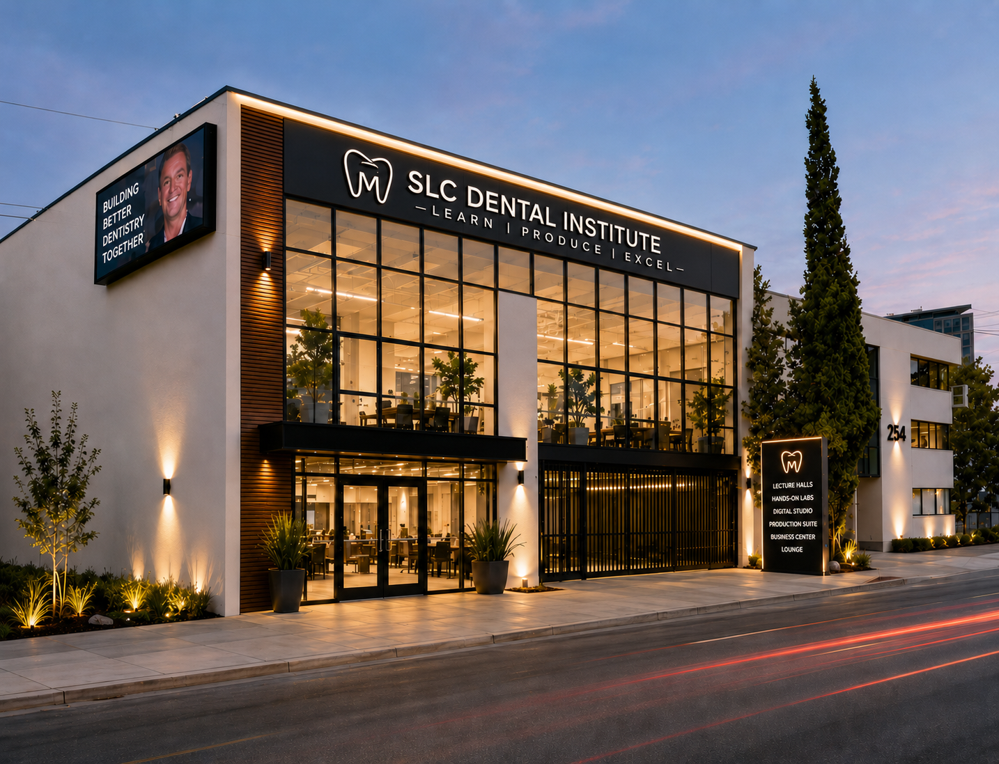 SLC Institute campus exterior